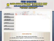 Tablet Screenshot of pin-barato.com